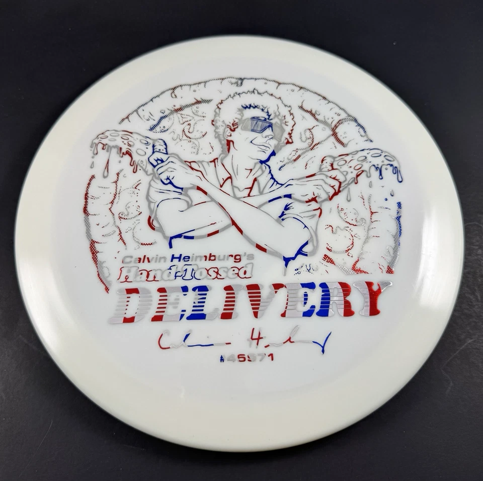 Rare New Calvin Heimburg Hand Tossed Pizza Star Firebird ‘Merica! 173-175g OOP - Image 1 of 4