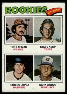 1977 Topps #492 1977 Rookie Outfielders Tony Armas - Picture 1 of 2