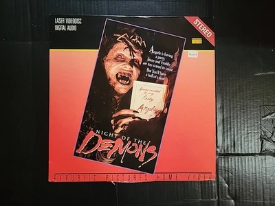 NIGHT OF THE DEMONS - LASERDISC - RARE Horror Classic Republic Pictures - Image 1 of 4