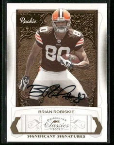 2009 Donruss Classics #166 Brian Robiskie Significant Signatures Gold #82/250 - Picture 1 of 2