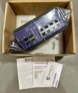 Extreme Networks ISW 8GBP, 4-SFP Industrial Ethernet Switch 16804 - NEW/SEALED - Picture 1 of 5