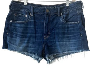 American Eagle Outfitters Tomgirl pantaloncini corti denim donna taglia 14 taglio 35x2 - Foto 1 di 12
