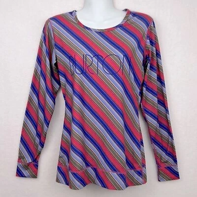 Camiseta Burton DryRide Mujer Manga Larga Azul Rosa Multicolor Sabor Fresco Talla M Foto 1 de 4