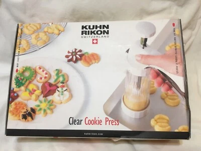 Kuhn Rikon Prensa para Galletas Juego de 14 Piezas Hornear Spritz Decoración Cortador de Galletas Prensa A Foto 1 de 4