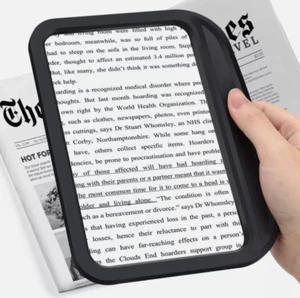 5X Full Page Magnifier Large Handheld Magnifying Glass for Low Visions USA* - Picture 1 of 7