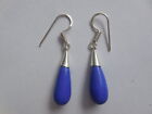 Chandelier Lapiz Lazuli Blue Earrings, Sterling Silver Earrings, Fashion Jewelry