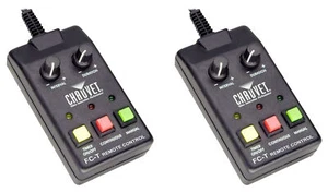2) Chauvet DJ FC-T Wired Timer Remotes 4 Hurricane H900 H1100 H1300 Fog Machines - Picture 1 of 2