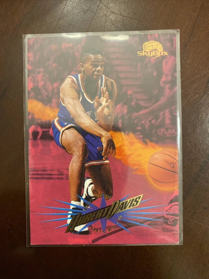 Tarjeta de baloncesto SkyBox Premium 1995-96 New York Knicks #187 Hubert Davis Foto 1 de 1