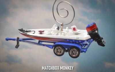 Bass Fishing Boat Custom Christmas Ornament Nitro Ranger Tracker Lund America - Image 1 of 4