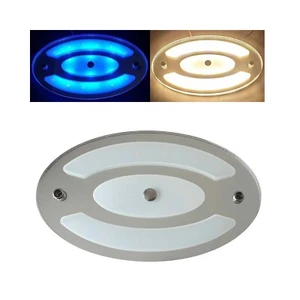 Plafon Lampa LED 12V 24V Sufitowa Regulowana Jasność Kamper Przyczepa Łódź - Zdjęcie 1 z 9