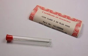 Vermont Messgerät Klasse X Plus Pin Messgerät 0,0260" Go Stecker +,00004" - Bild 1 von 1