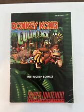 Donkey Kong Country Super Nintendo SNES Bedienungsanleitung NUR Booklet