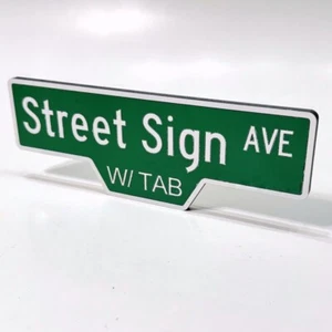 Personalized Street Road Sign Custom Name Text Diff Sizes Shapes GREAT GIFT IDEA - Picture 1 of 11