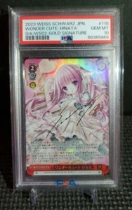 PSA 10 Dengeki Bunko Hinata Wonder Shoot Grk/WS02 -110SP Weiss Schwarz JP Foil - Picture 1 of 3