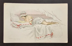 Cartolina Viaggiata Illustratore Clemency  Fp Colori Anno 1917 - Imagen 1 de 2