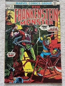 THE FRANKENSTEIN MONSTER #6 Cents Marvel Comics 1972 VF/VF- - Picture 1 of 1