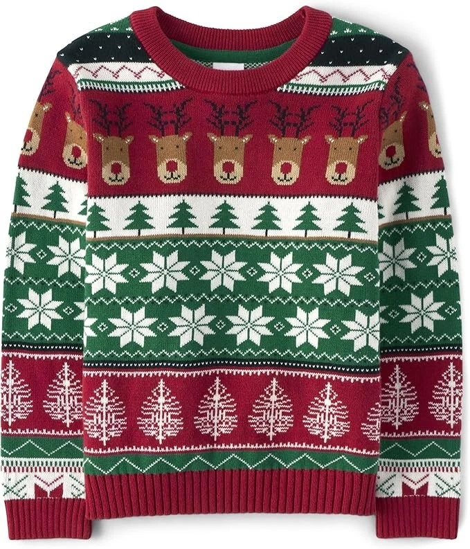 NWT Gymboree Christmas CabinFair Isle Sweater Boy's Size 5/5T - Image 1 of 1