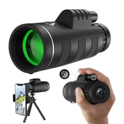 JiaSifu 40x60 High Definition  Monocular Telescope with Smartphone Adapter - Image 1 of 4
