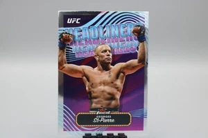Tarjeta coleccionable 2024 UFC Topps Finest Georges St-Pierre #HDL-21 Headliners Insert - Imagen 1 de 6