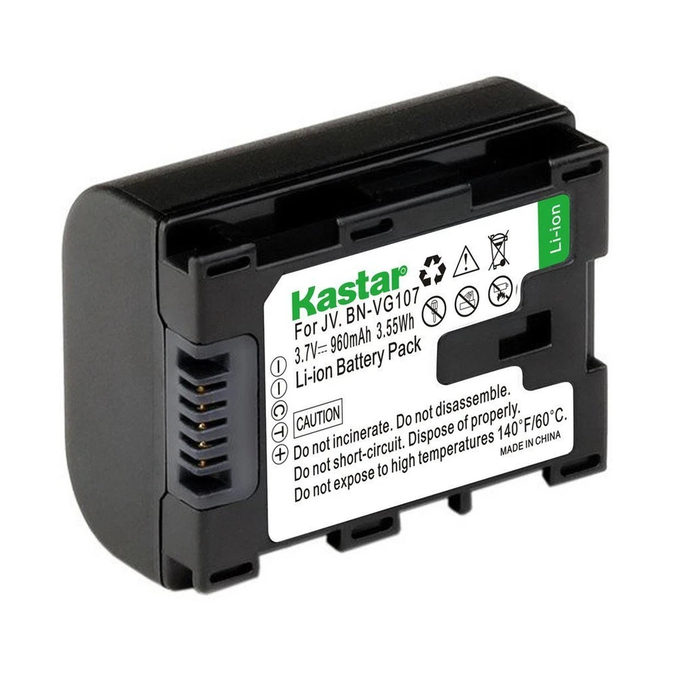 1x Batería Kastar para JVC BN-VG107 Everio GZ-G3 GZ-GX1 GZ-GX8 Foto 1 de 1