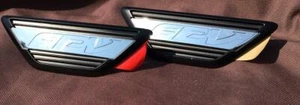 Ford Genuine FPV FG Guard Badge SET Black With Chrome Logo BLACK - Bild 1 von 8