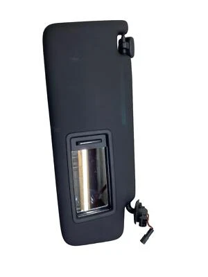 2018-2021 AUDI SQ5 FRONT RIGHT SUN VISOR VANITY MIRROR SUN SHADE BLACK CLOTH Foto 1 de 4