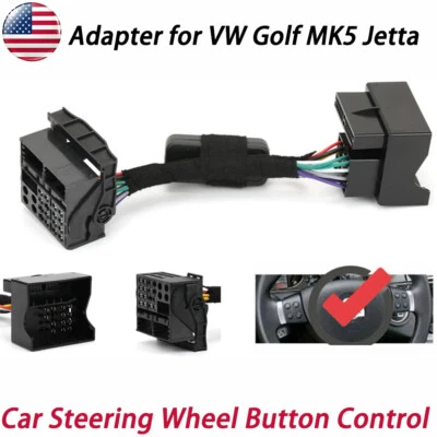 Cable adaptador Quadlock simulador de volante RCD330 RCD360PRO para VW Golf 5 6 Foto 1 de 4