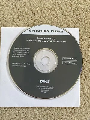 Dell Reinstallation CD Windows XP Professional ~ Operating System ~ P/N 6U814 - Image 1 of 2