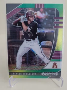 2020 PANINI PRIZM DRAFT PICKS SPENCER TORKELSON GREEN YELLOW HYPER PRIZM #PDP1 - Picture 1 of 2
