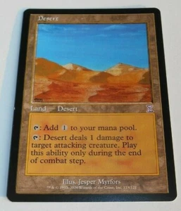 Desert Magic the Gathering MTG Time Spiral Jesper Myrfors Land EDH Commander - Picture 1 of 2