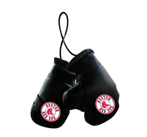 Boston Red Sox MLB Mini Boxing Gloves Rearview Mirror Auto Car Truck Cover