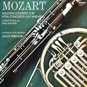 MOZART Bassoon & Horn Concertos HARA MAGYARI FERENCSIK Hungaroton SLPX-12354 NM - Imagen 1 de 3