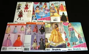 Simplicity DISFRACES PARA NIÑOS Patrón de costura * Tú eliges * Princesas Disney Oz - Imagen 1 de 7