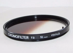 Cokin Cromofilter T2 55mm Lens Filter Made in France Tabacco Graduated Gradual - Picture 1 of 2