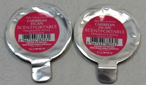 Scentportable Refill Disk Bath & Body Works Caribbean Escape Fragrance 2 Pack - Picture 1 of 4