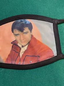 Rock & Roll Blue Eyes Elvis Presley Face Mask Reusable Washable Double Layer - Picture 1 of 3