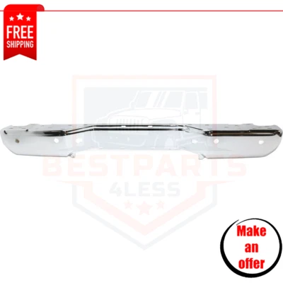 New Rear Step Bumper 850309BF0B steel chrome for 2013-2019 Nissan Frontier Foto 1 de 4