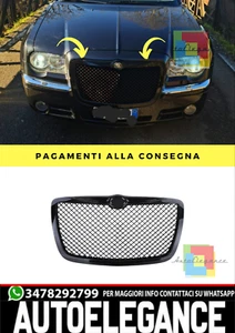 🔥Sport GRIGLIA Design Nero Lucido ADATTO per Chrysler 300C Limo Touring 04-11🔥 - Foto 1 di 8