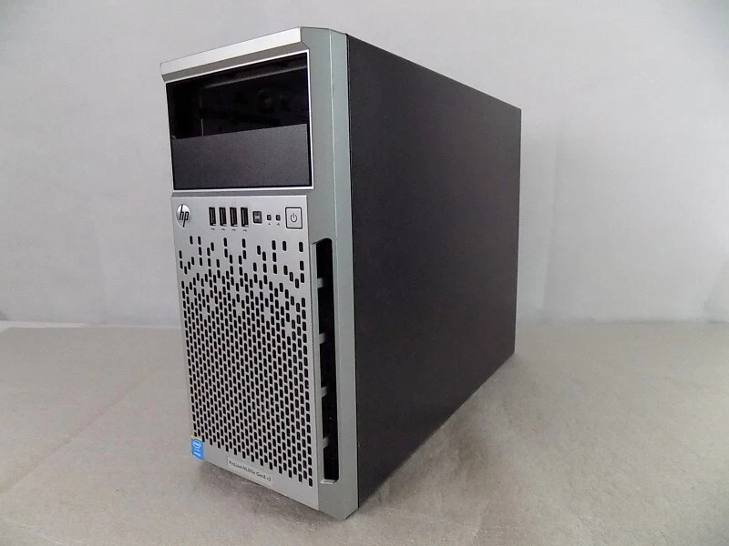 HP ProLiant ML310e G8v2 Server Tower Case Gehäuse Silber-Schwarz 2x5.25-Zoll 1A - Bild 1 von 1