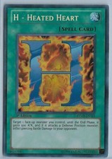 YuGiOh - H Heated Heart - RYMP-EN023 Unlimite Edition - Secret Rare Holo - NM