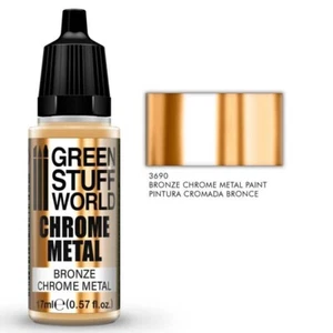 Green Stuff World Chrome Paint - BRONZE 17ml New - Picture 1 of 1