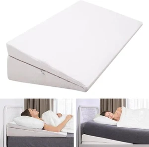 Bed Wedge Pillow Adjustable Memory Foam Read Sleep Back Support Twin/Queen/King - Picture 1 of 28