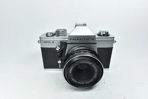 Praktica MTL3 35mm SLR Mechanical Film Camera + 50mm lens - Parts Or Repair - Picture 1 of 12