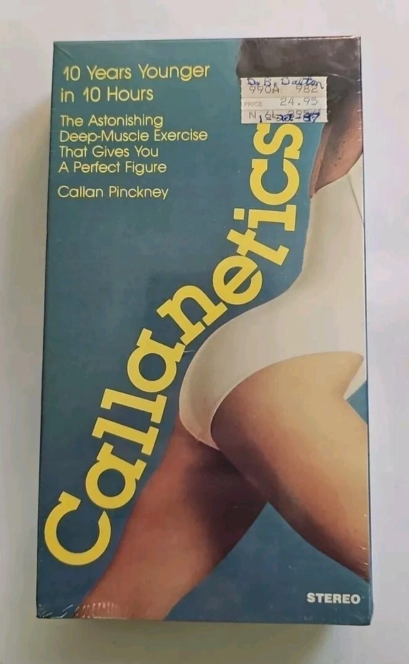 Callanetics VHS 1986 Callan Pinckney-deep Muscle Exercise for Figure