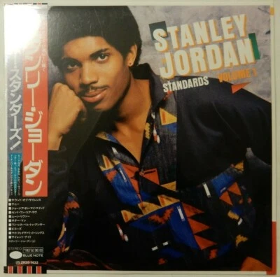 Stanley Jordan Standards Blue Note BNJ 91025 OBI JAPAN PROMO VINYL LP JAZZ - Image 1 of 2