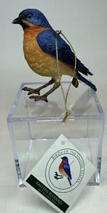 MO, NY State Bird Christmas Ornament EASTERN BLUEBIRD By Pacific Rim Plastic - Picture 1 of 5