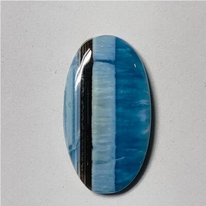 Blue Opal Stone Natural Blue Opal Cabochon Loose Gemstone Jewelry 31 Ct ME-11205 - Picture 1 of 3