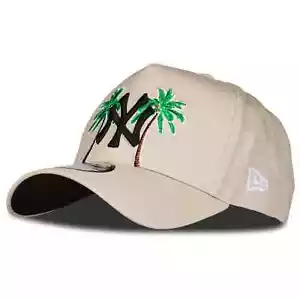 New Era Adjustable Cap Mütze Beige E-Frame Closed Back Mlb New York Yankees - Bild 1 von 5