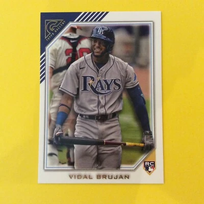 2022 Topps Gallery #164 Vidal Brujan RC Tampa Bay Rays - Image 1 of 2