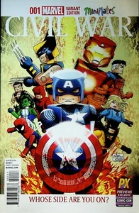 SDCC 2015 Exclusive Civil War #1 Minimates PX Previews Variant Cover Marvel - Picture 1 of 2